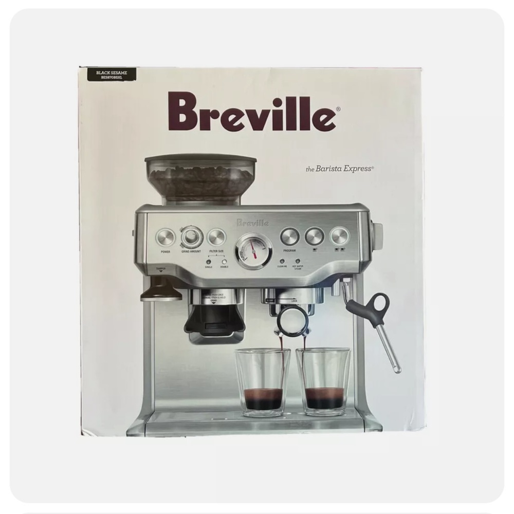 Breville the Barista Express Espresso Machine-Brushed Stainless Steel BES870BSXL